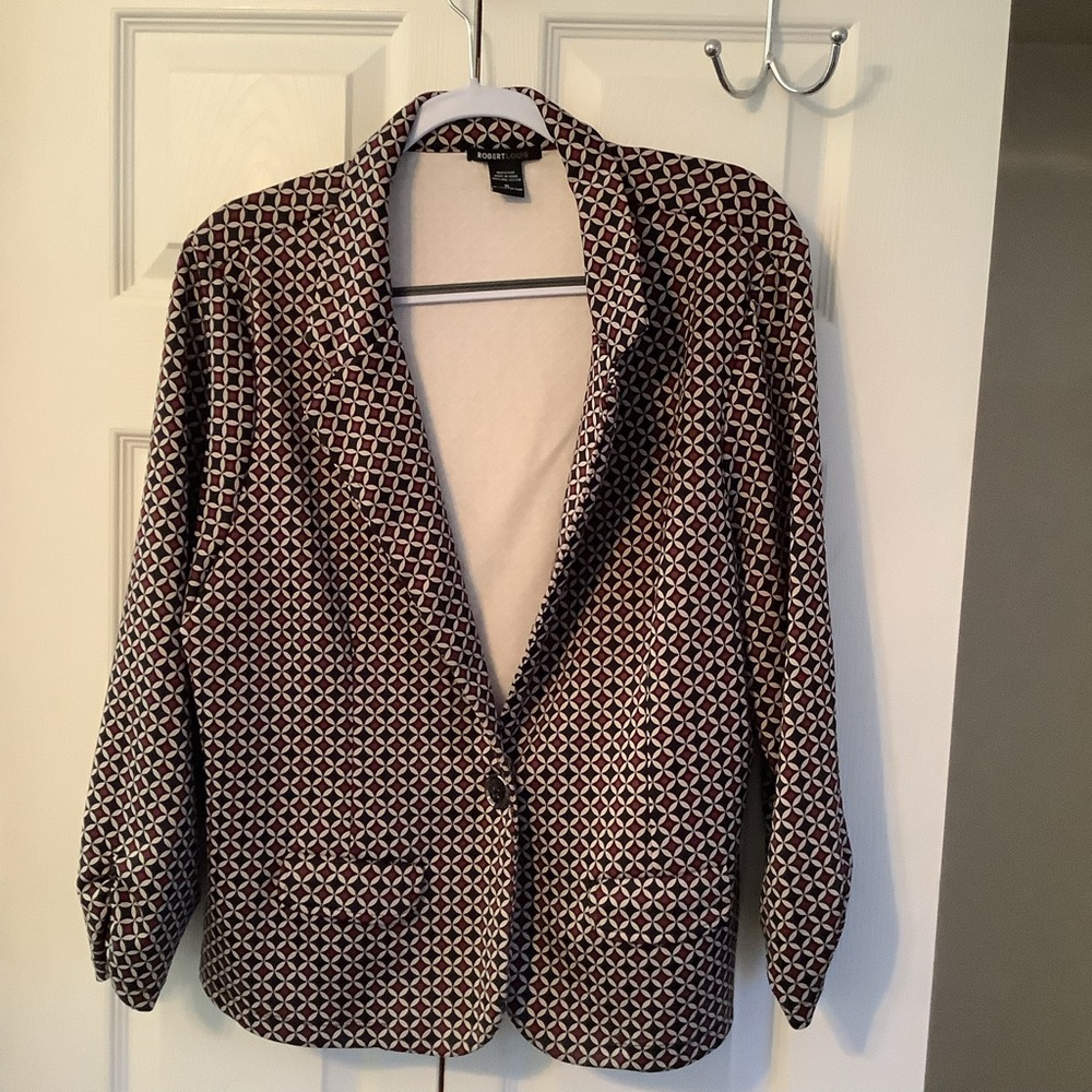 Robert Louis 100% Polyester Blazer XL only worn a few times, great condition.